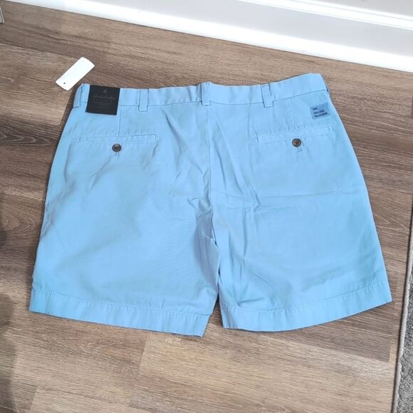 BROOKS Brothers 7" Inseam Light Blue Bermuda Short Size 35 NWT - Picture 2 of 9